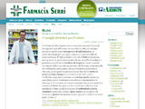 Personalizzazione template Wordpress per Farmacia Serri c/o Centro Commerciale l'Ariosto - Reggio Emilia
