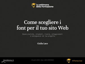 Come scegliere i font per il tuo sito Web