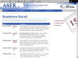 ASER srl - scadenze fiscali 2005