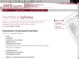 ASER scuola - DANIELA informa - Consulenza e assistenza al personale docente impiegato nelle scuole, a cura di Daniela Caselli